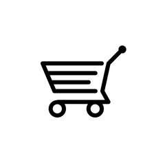 Vector illustration, shopping cart icon design