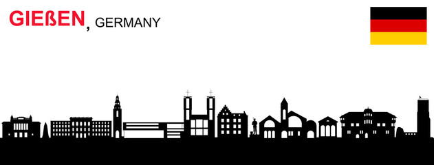 Gie&szlig;en Skyline