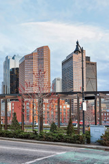 Obraz premium Financial District at North End Park Boston