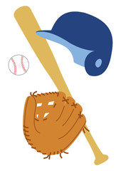 野球の道具4点セット