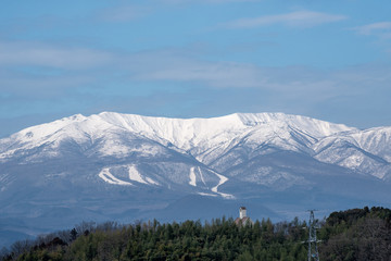 Fototapeta premium 冬の蔵王連峰