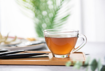 Tea drink made from snow lotus has the function of health preservation