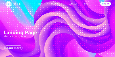 Flow abstract background. Fluid shape. Vector