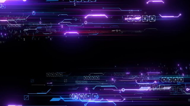 technology opening digital promo background