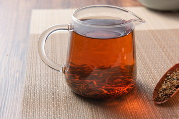 Organic green tea has a health preserving function. It's a hot drink that Oriental and Asian people like very much. It is also called Chinese tea