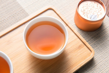 Organic green tea has a health preserving function. It's a hot drink that Oriental and Asian people like very much. It is also called Chinese tea