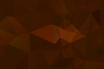 Copper Low Poly background Decorative vector abstract
