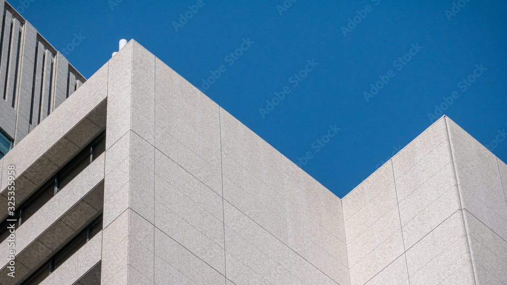 Fototapete abstract background architecture lines. modern architecture detail