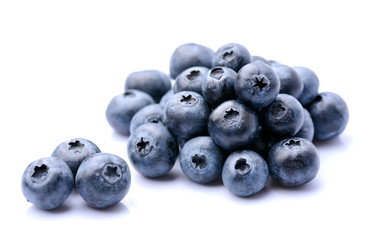 Sweet blueberries fruits.