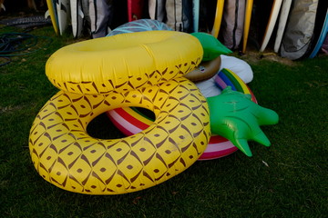 novelty floating devices for swimming and lounging