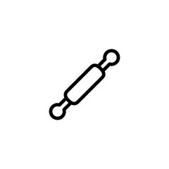 Vector illustration, rolling pin icon design