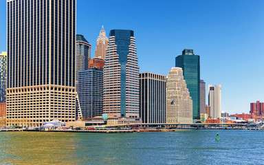 Naklejka premium Lower Manhattan in New York