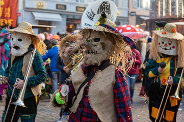 Vogelscheuche an der Fasnacht