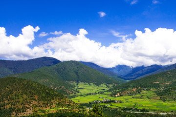 Fototapeta na wymiar Bhutan Valley