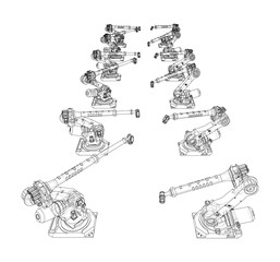 A industral robots manipulators