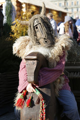 Moscow Maslenitsa Festival 2020. Traditional national celebration in russian folk style. Slavic...