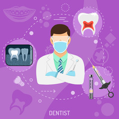Medical Doctor Dentist Square Banner