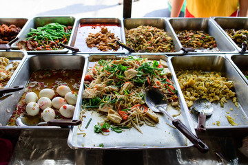Rice and curry, street food