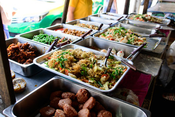 Rice and curry, street food