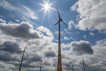 wind turbines