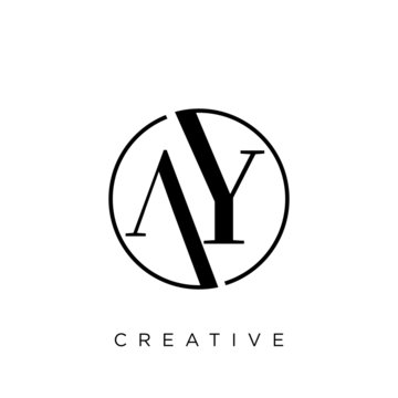 ay letter logo for company