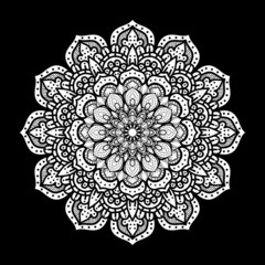 illustration of mandala art decoration