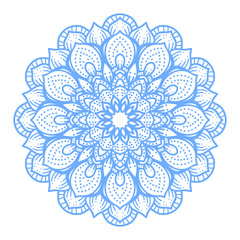 illustration of mandala art decoration