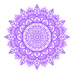 illustration of mandala art decoration
