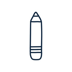 Isolated pencil doodle line style icon vector design
