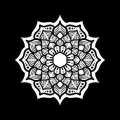 illustration of mandala art decoration