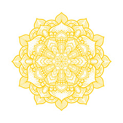 illustration of mandala art decoration