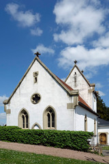 Fototapeta premium taufkirche der hl. elisabeth von bingen in bermersheim, rheinhes