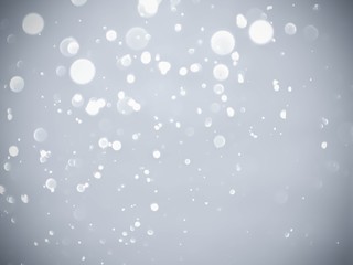 Abstract bokeh lights with soft light background.