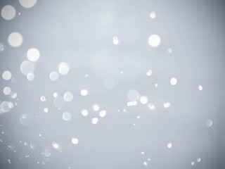 Abstract bokeh lights with soft light background.