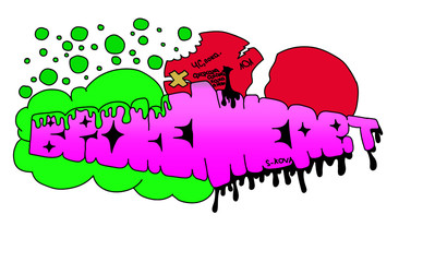 Broken Heart graffiti