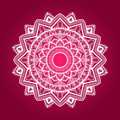 illustration of mandala art decoration