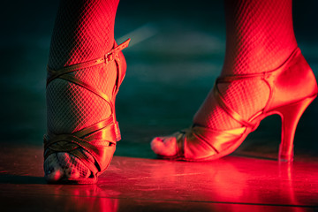 Dance shoes... - obrazy, fototapety, plakaty