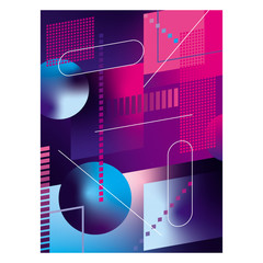 背景　ポスターデザイン　アブストラクト