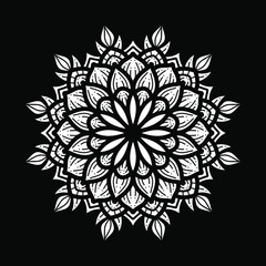 illustration of mandala art decoration