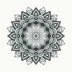 illustration of mandala art decoration