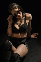 Obraz premium Sexy lingerie girl