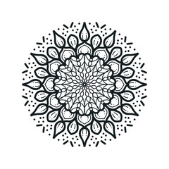 illustration of mandala art decoration