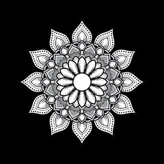 illustration of mandala art decoration