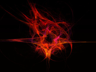Abstract burst of energy