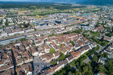 Obraz premium Zofingen Schweiz Luftbild