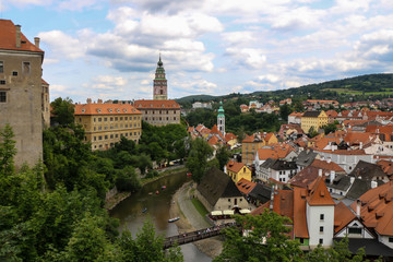 Fototapeta premium summer landscapes of a european city