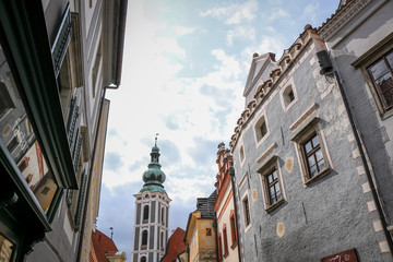 summer landscapes of a european city
