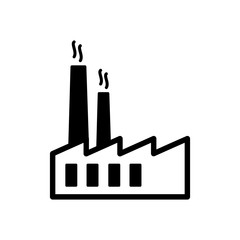 Obraz premium factory icon vector