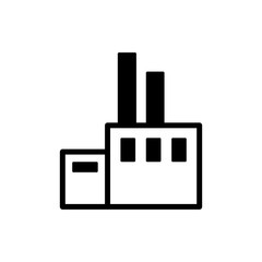 factory icon vector