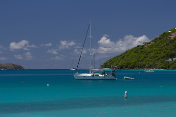 Plakat Karibik Segelboot
